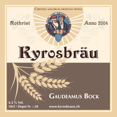 Etikett - Gaudeamus Bockbier